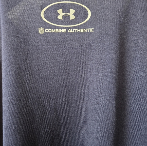 NFL Seattle Seahawks Navy Authentic Combine Long Sleeve Shirt.SIze 2XL - Picture 9 of 11